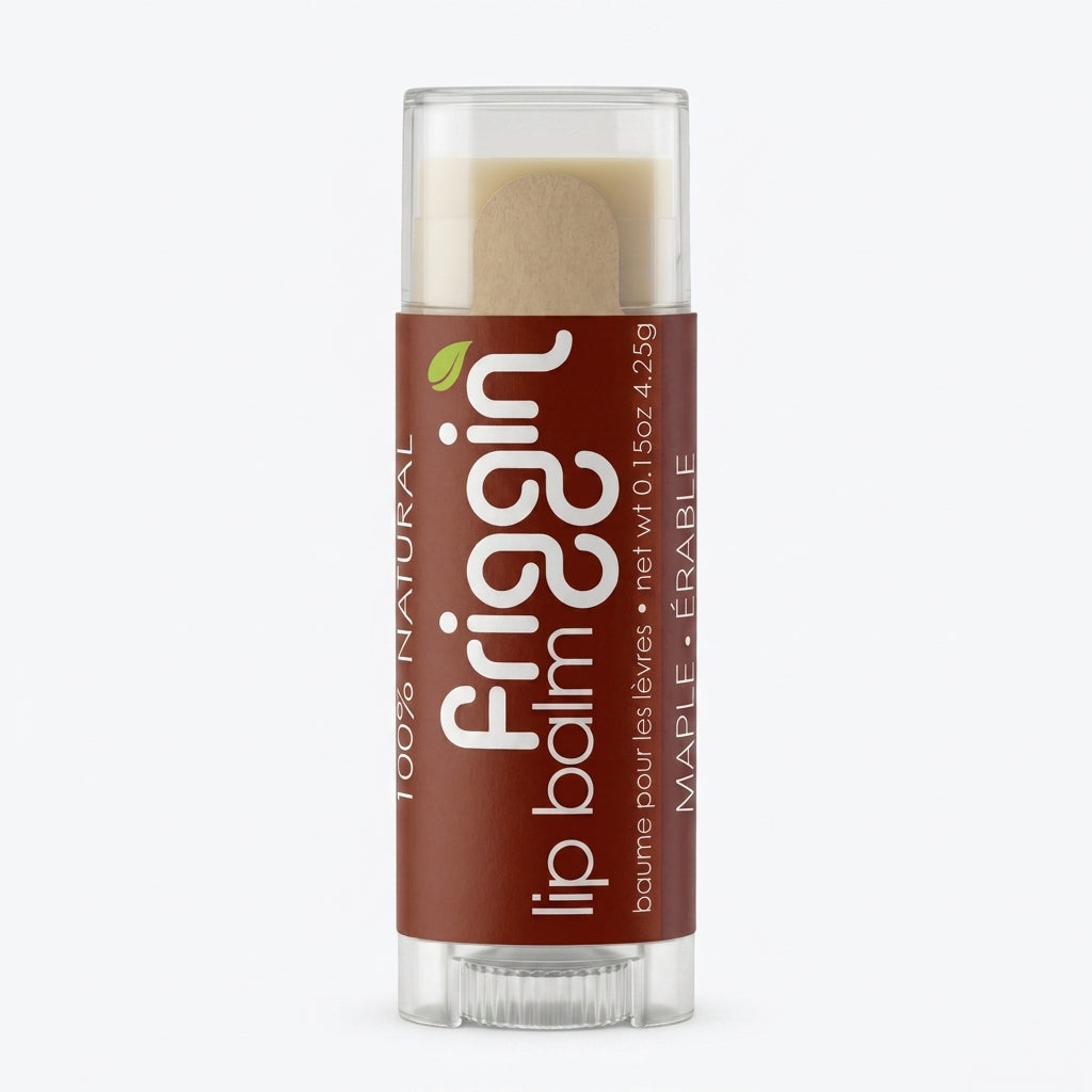 Maple natural lip balm lifestyle product photo 4.